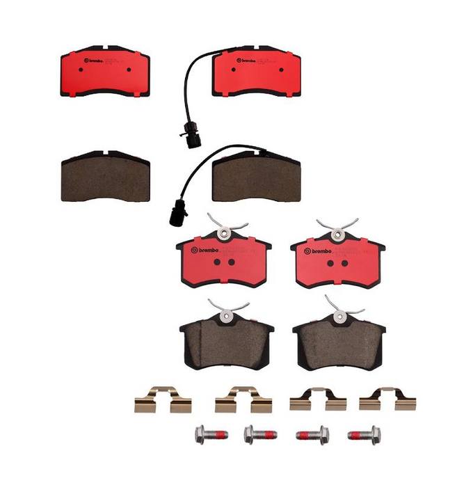 Audi Brembo Brake Kit – Pads Front and Rear (Ceramic) 8E0698451L – Brembo 1560446KIT