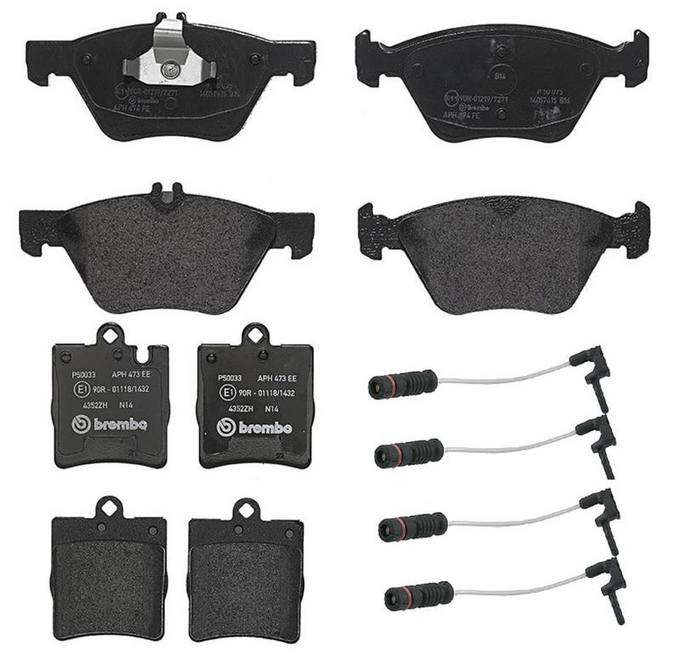 Brembo Brake Pads Kit –  Front and Rear (Low-Met)