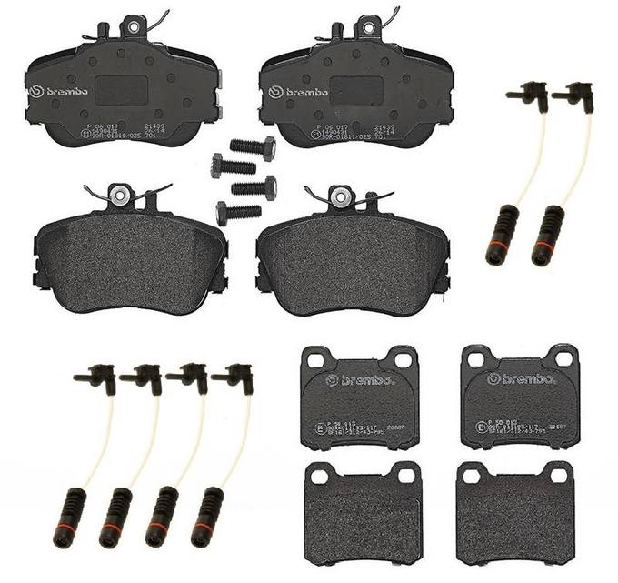 Mercedes Brakes Kit – Brembo Pads Front and Rear (Low-Met) 005420462041 – Brembo 1561420KIT