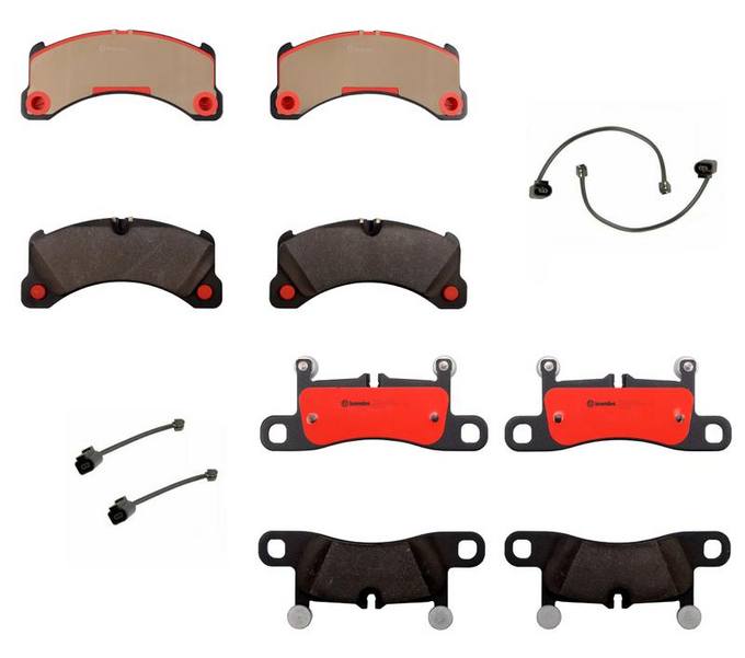 Porsche Brakes Kit – Brembo Pads Front and Rear (Ceramic) 97060914500 – Brembo 1562186KIT