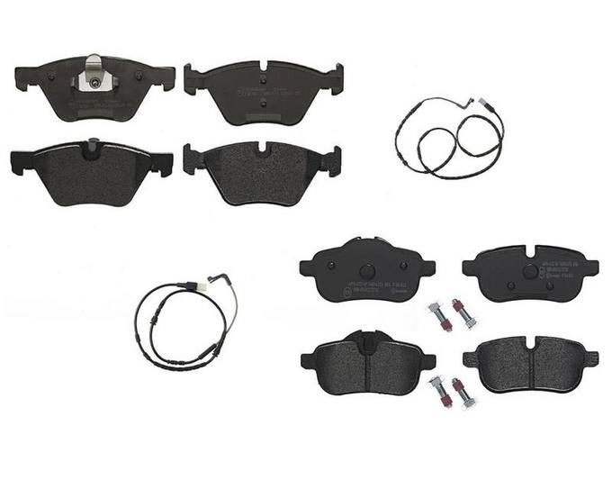 Brembo Brake Pads Kit –  Front and Rear (Low-Met)