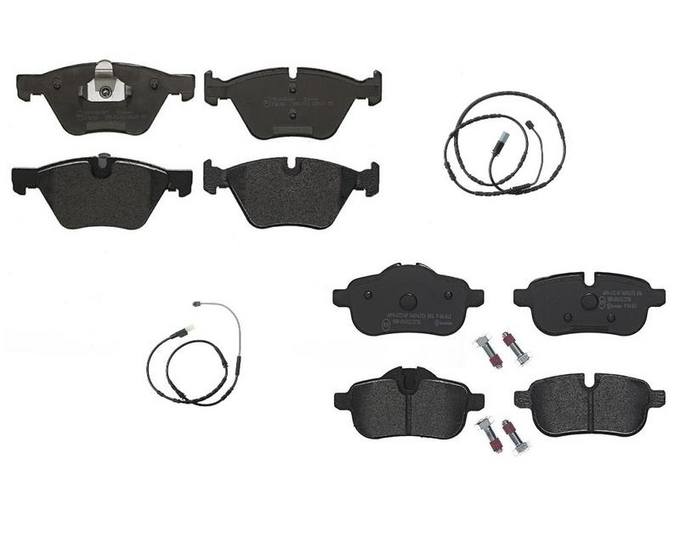 Brembo Brake Pads Kit –  Front and Rear (Low-Met)