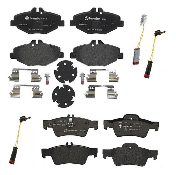 Brembo Brake Pads Kit –  Front and Rear (Low-Met)