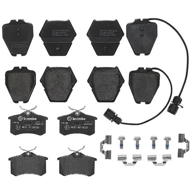 Brembo Brake Pads Kit –  Front and Rear (Low-Met)