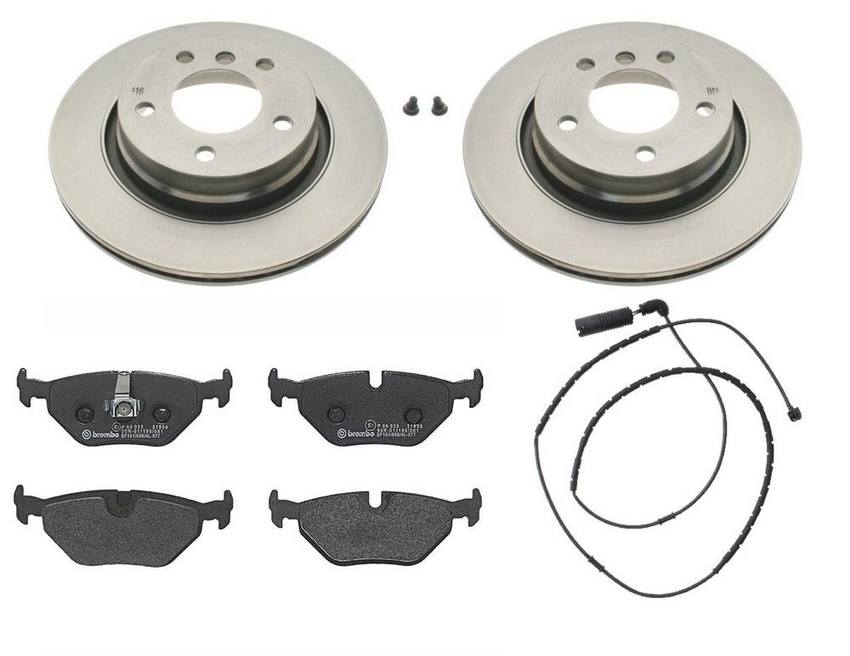 BMW Brembo Brake Kit – Pads and Rotors Rear (294mm) (Low-Met) 34351164372 – Brembo 1564223KIT