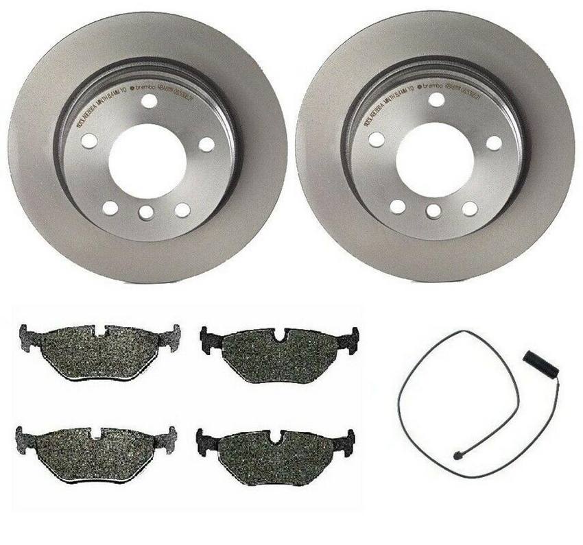 BMW Brembo Brake Kit – Pads and Rotors Rear (280mm) (Ceramic) 34351181342 – Brembo 1564752KIT