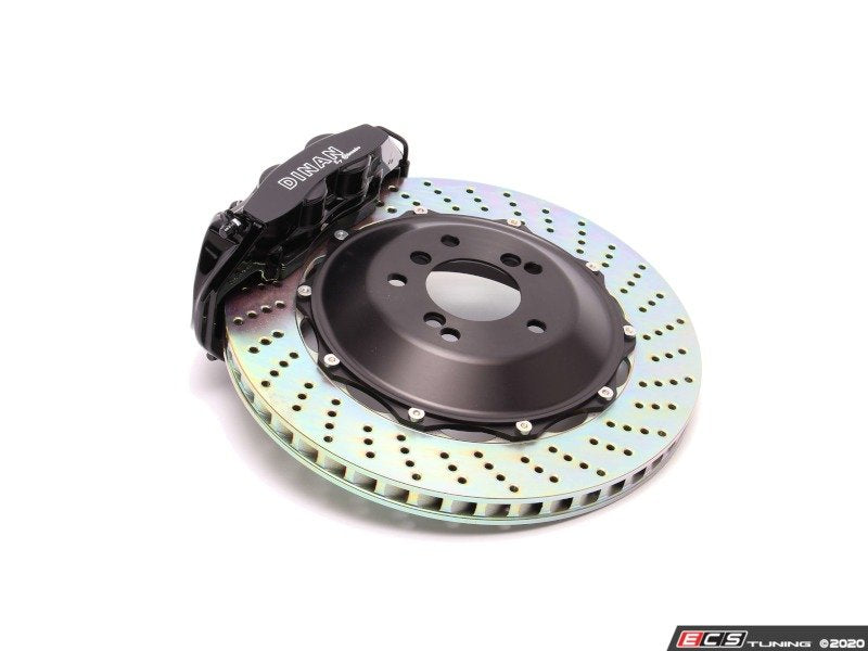 Dinan Front Big Brake Kit by Brembo - Black, Drilled