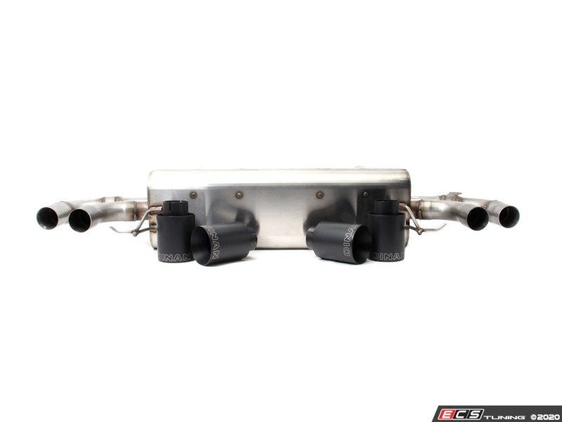 Dinan Free Flow Axle-Back Exhaust - Black Tips