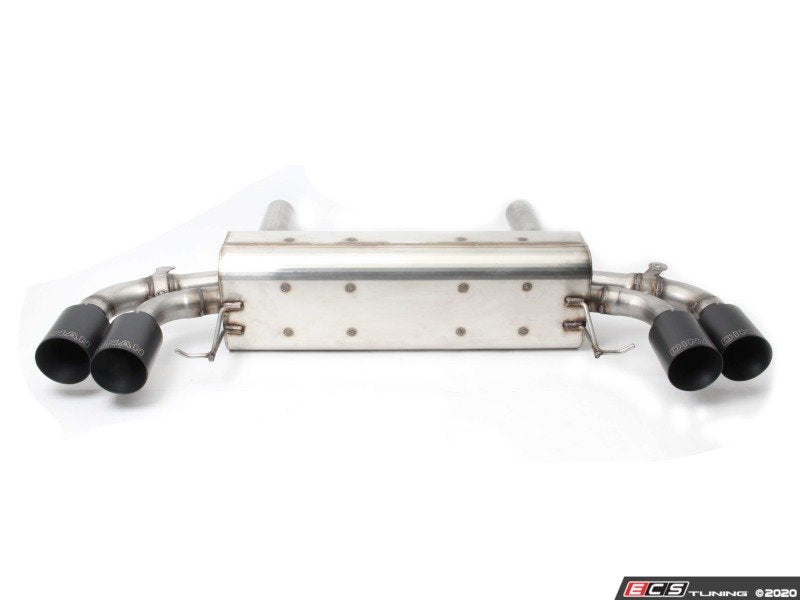 Dinan Free Flow Axle-Back Exhaust - Black Tips