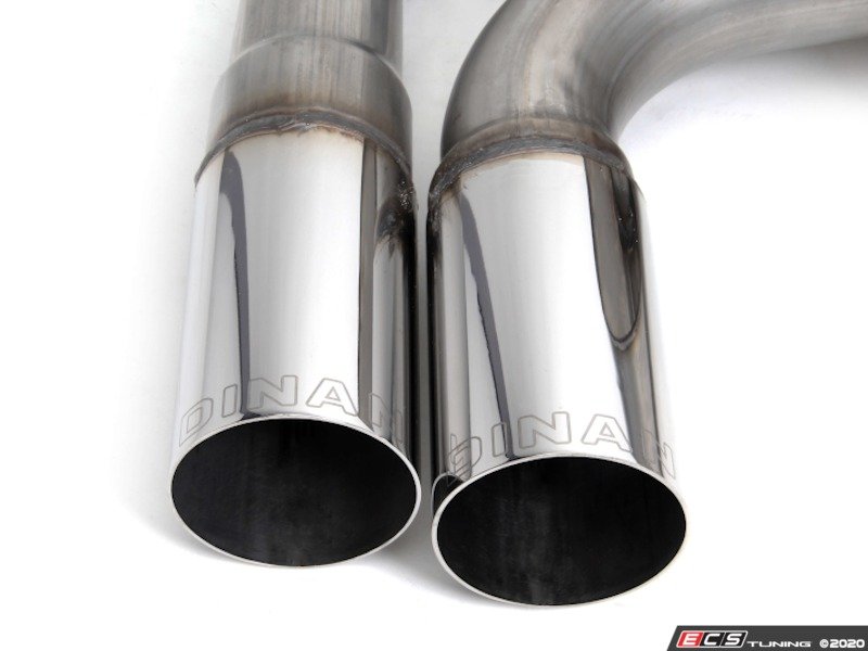 Dinan Free Flow Axle-Back Exhaust - Polished Tips