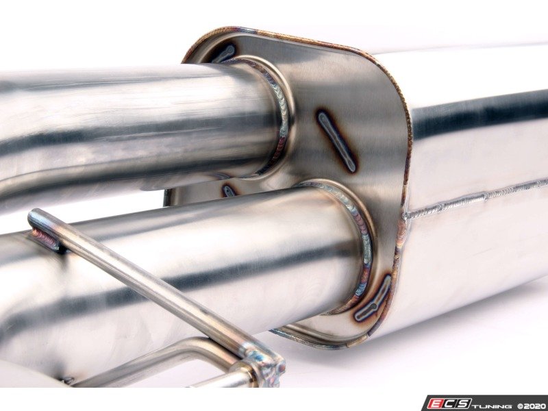 Dinan Free Flow Axle-Back Exhaust - Polished Tips