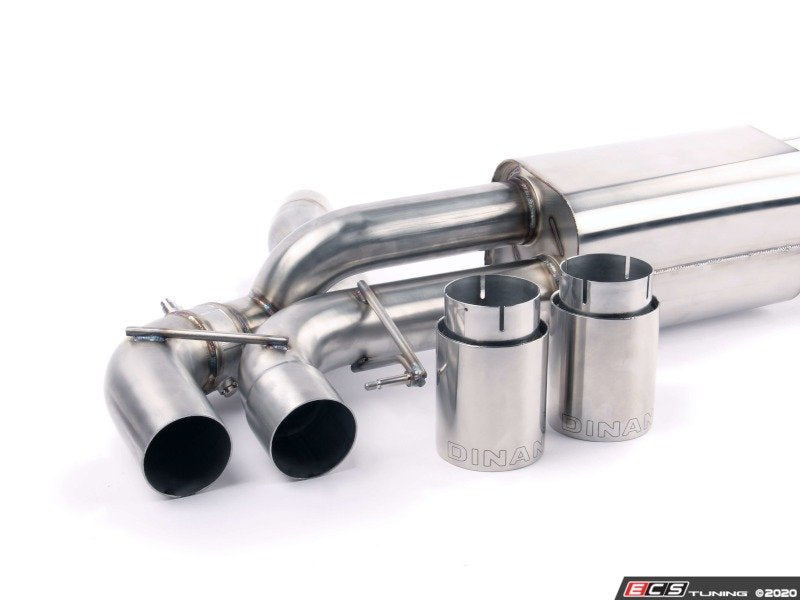 Dinan Free Flow Axle-Back Exhaust - Polished Tips