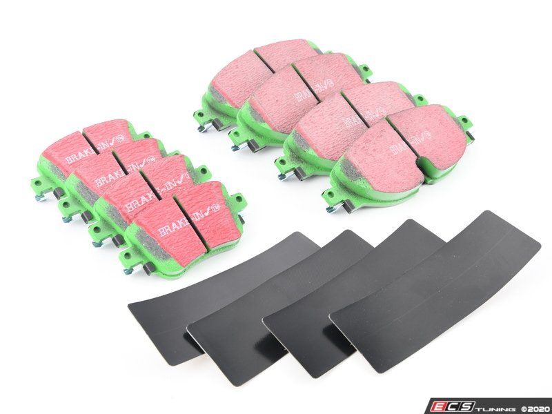 Front & Rear GreenStuff Performance Brake Pad Set