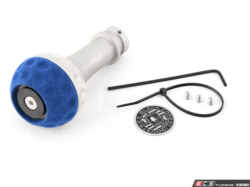 BFI Heavy Weight Golf Ball Shift Knob - Blue Alcantara