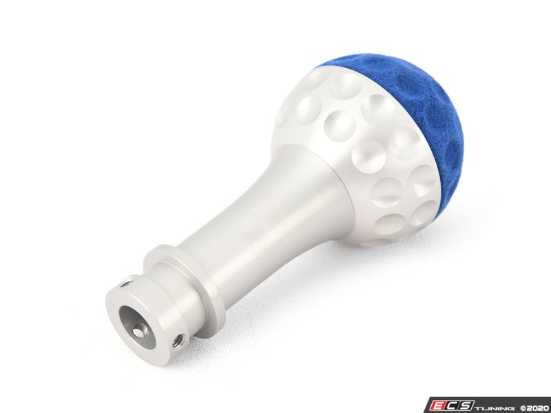 BFI Heavy Weight Golf Ball Shift Knob - Blue Alcantara