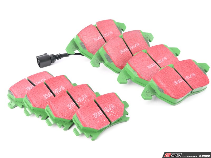 Front & Rear Brake Pad Kit - EBC GreenStuff