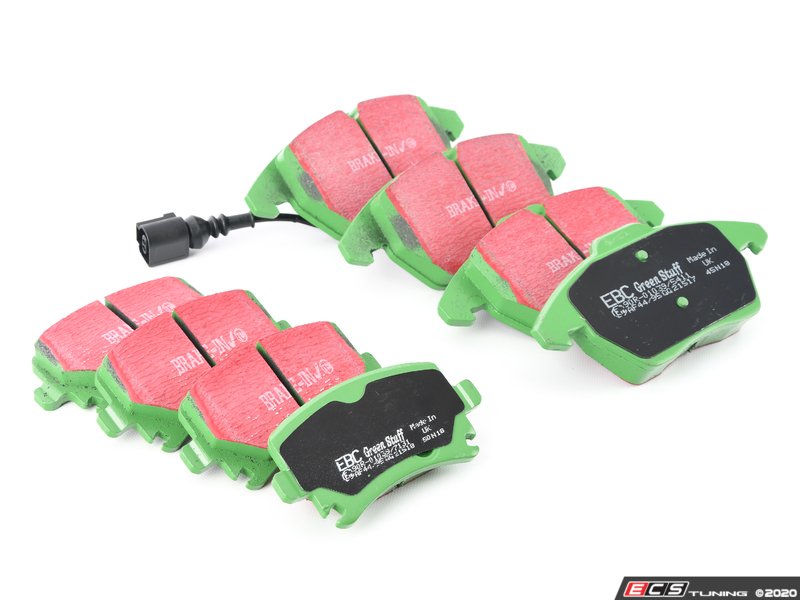 Front & Rear Brake Pad Kit - EBC GreenStuff