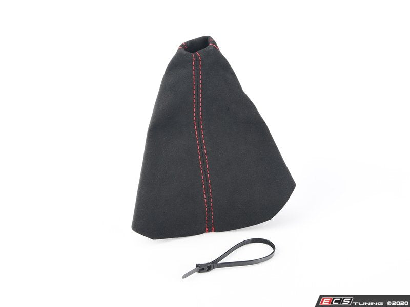 BFI Manual Alcantara Shift Boot - Red Stitching