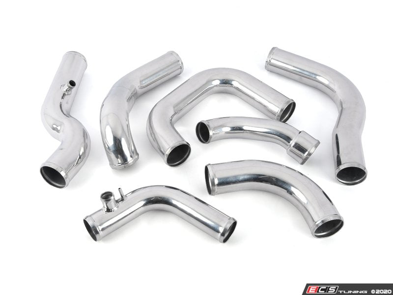 Front Mount Intercooler Charge Pipe Set - Red Couplers