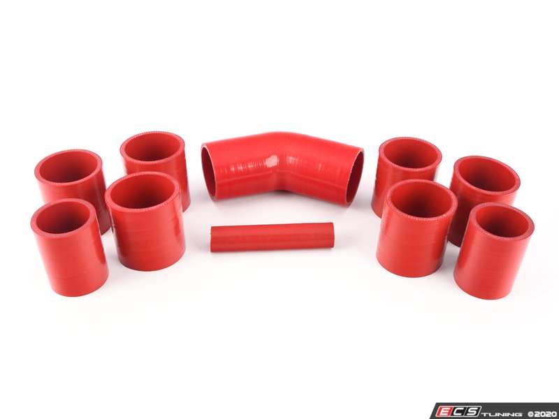 Front Mount Intercooler Charge Pipe Set - Red Couplers