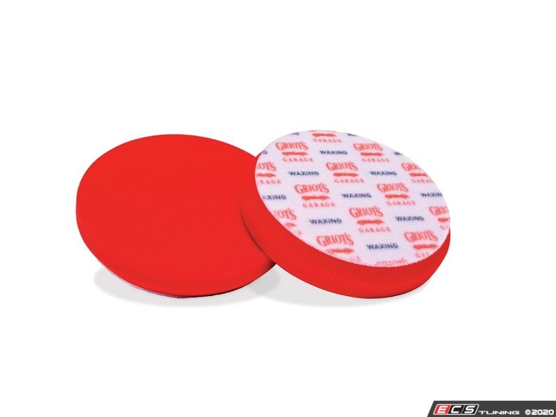 Red Foam Waxing Pads - 6.5" - 2 Pack