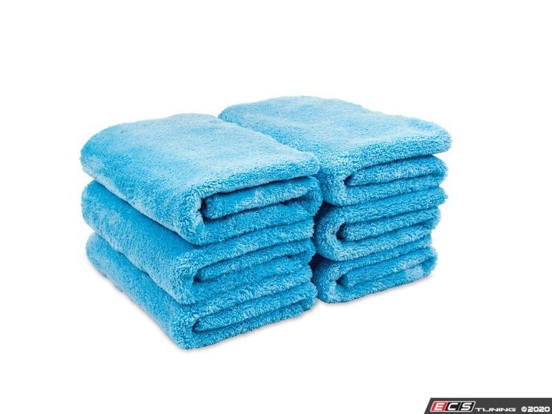 Microfiber Plush Edgeless Towels, Set of 6