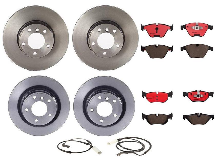 Brembo Brake Pads and Rotors Kit – Front and Rear (312mm/300mm) (Ceramic)