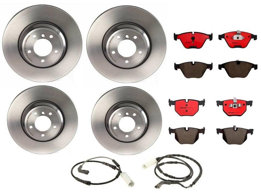 BMW Brembo Brake Kit – Pads &  Rotors Front and Rear (348mm/336mm) (Ceramic) 34356789445 – Brembo 1591562KIT