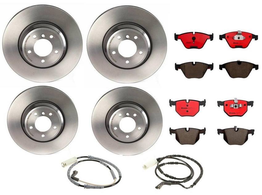 BMW Brembo Brake Kit – Pads &  Rotors Front and Rear (348mm/336mm) (Ceramic) 34356789445 – Brembo 1591577KIT