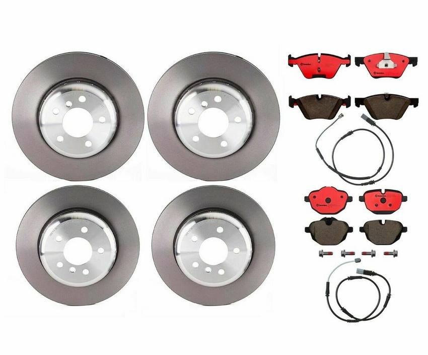 BMW Brembo Brake Kit – Pads &  Rotors Front and Rear (330mm/330mm) (Ceramic) 34356791962 – Brembo 1593348KIT