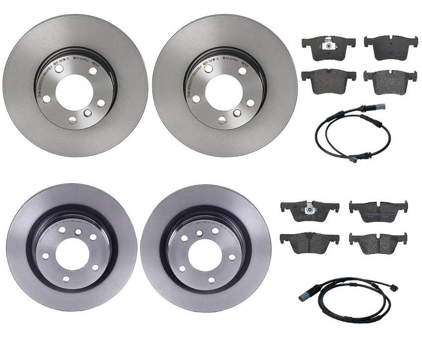 BMW Brembo Brake Kit – Pads &  Rotors Front and Rear (312mm/300mm) (Low-Met) 34356792292 – Brembo 1593872KIT