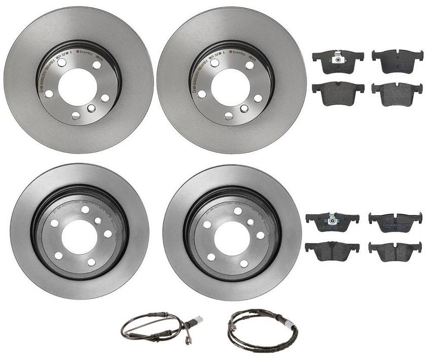 BMW Brembo Brake Kit – Pads &  Rotors Front and Rear (312mm/300mm) (Low-Met) 34356792292 – Brembo 1593938KIT