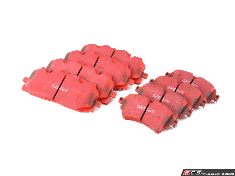 Front & Rear Brake Pad Kit - EBC RedStuff