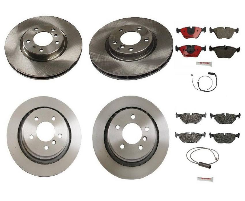 BMW Brembo Brake Kit – Pads &  Rotors Front and Rear (315mm/312mm) (Ceramic) 34352227385 – Brembo 1594735KIT