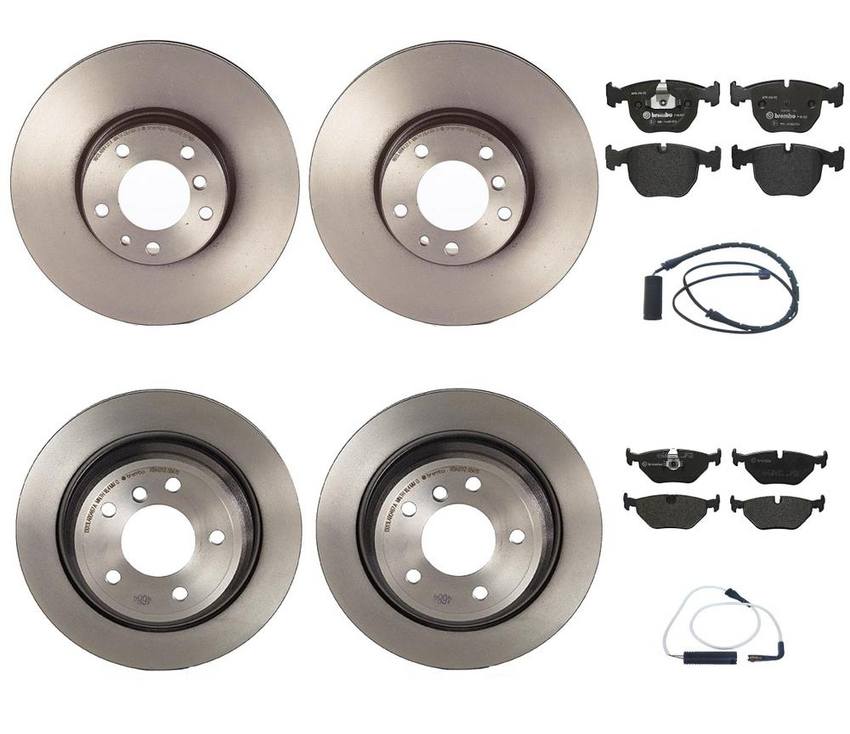 BMW Brembo Brake Kit – Pads &  Rotors Front and Rear (324mm/298mm) (Low-Met) 34352229018 – Brembo 1596788KIT