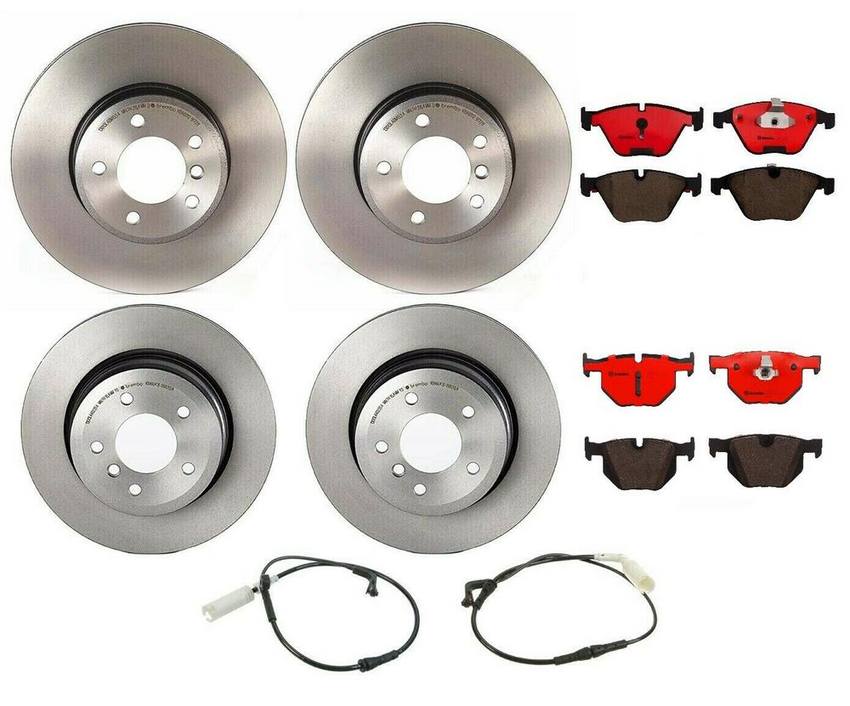 BMW Brembo Brake Kit – Pads &  Rotors Front and Rear (324mm/320mm) (Ceramic) 34356789493 – Brembo 1598666KIT