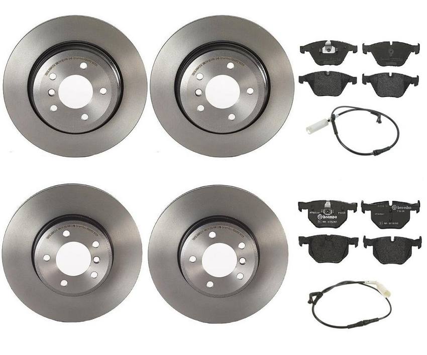 BMW Brembo Brake Kit – Pads &  Rotors Front and Rear (324mm/320mm) (Low-Met) 34356789493 – Brembo 1598778KIT