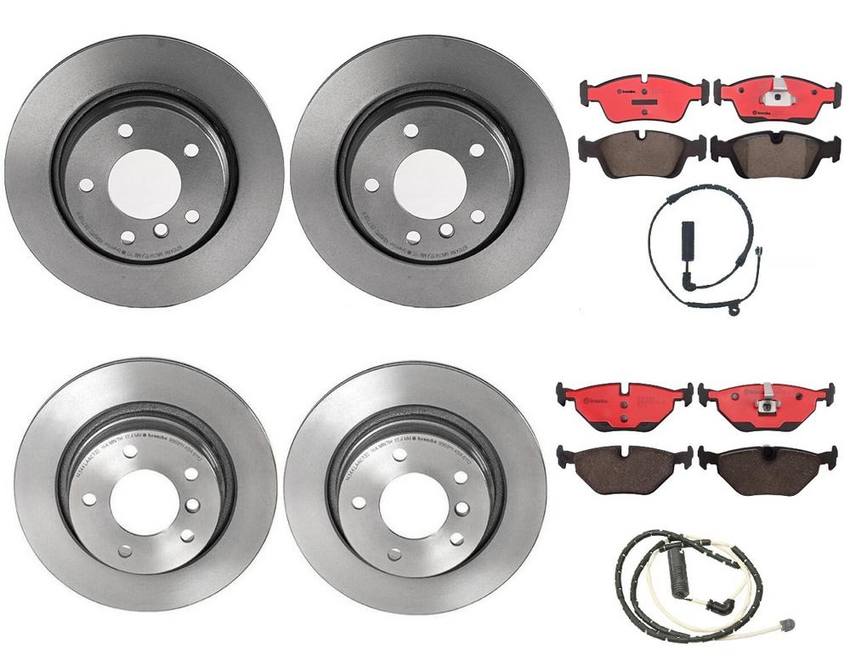 BMW Brembo Brake Kit – Pads &  Rotors Front and Rear (300mm/294mm) (Ceramic) 34356757896 – Brembo 1599419KIT