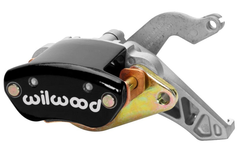 Wilwood Caliper-MC4 Mechanical-R/H - Black w/ Logo 1.19in Piston .81in Disc