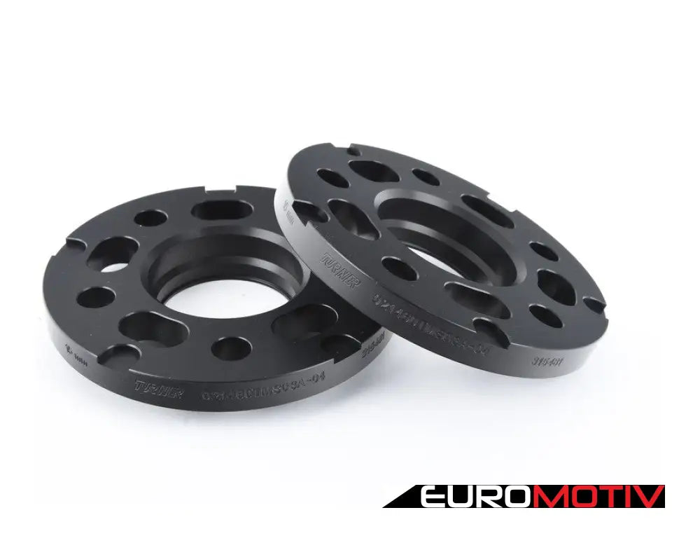 15Mm Wheel Spacers - Black (Pair)