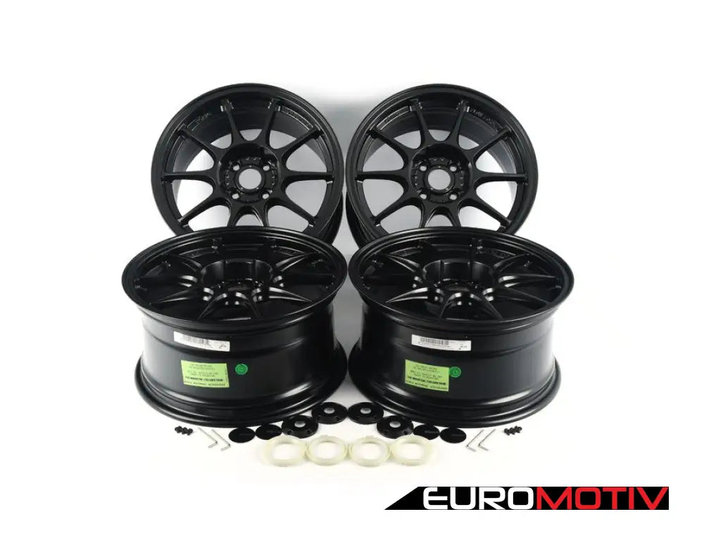 16’ Konig Dekagram Flow Formed Wheel Set - Semi Matte Black