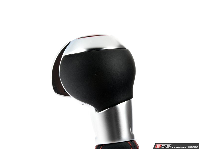 Automatic Shift Knob - Leather - Soul (Black) / Magma Red