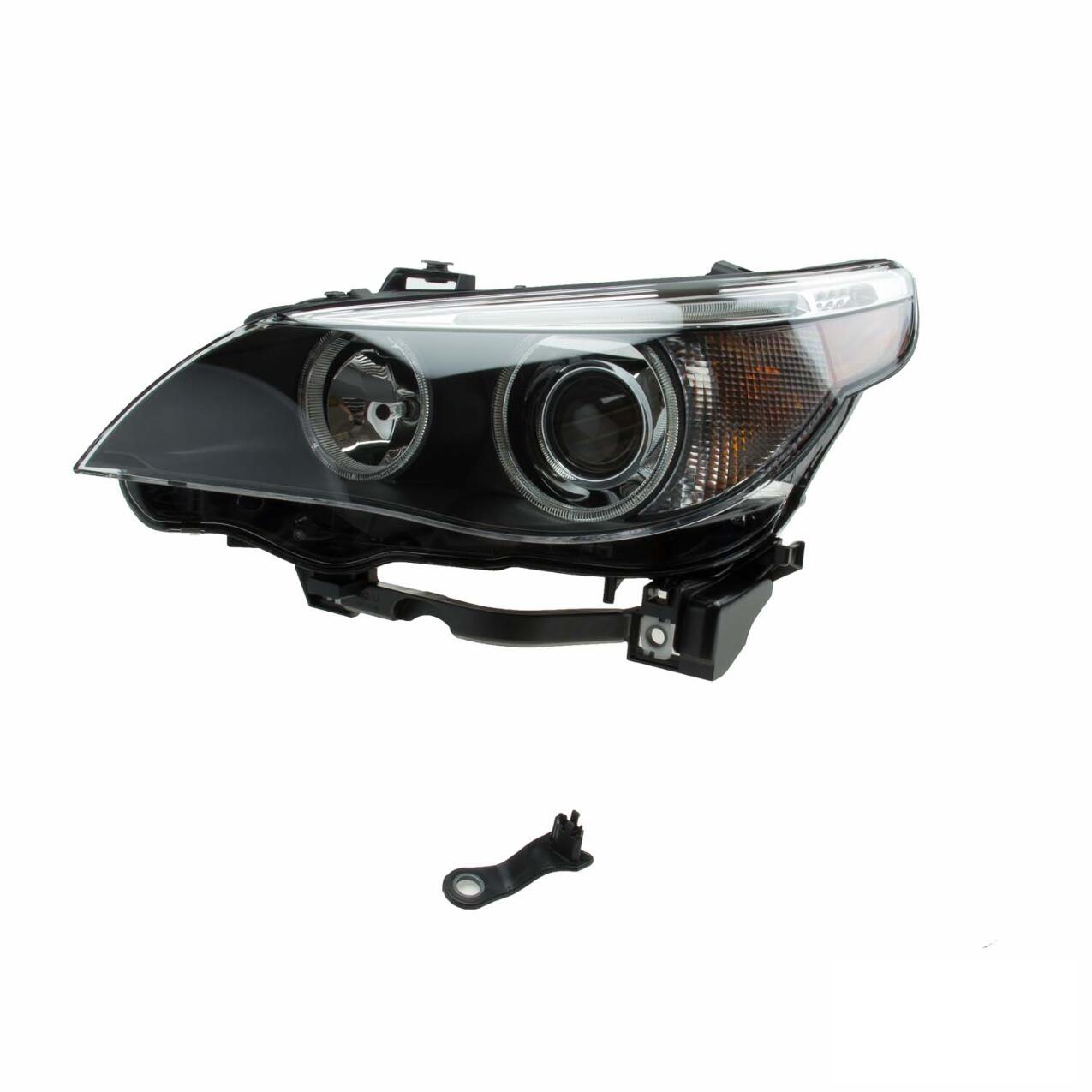 BMW Headlight Assembly – Driver Side (Xenon) (Adaptive) 63127166119 – Hella 160291011