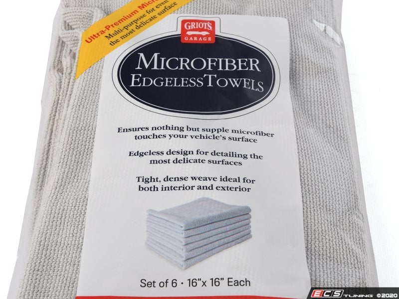 Microfiber Edgeless Towels, Set of 6