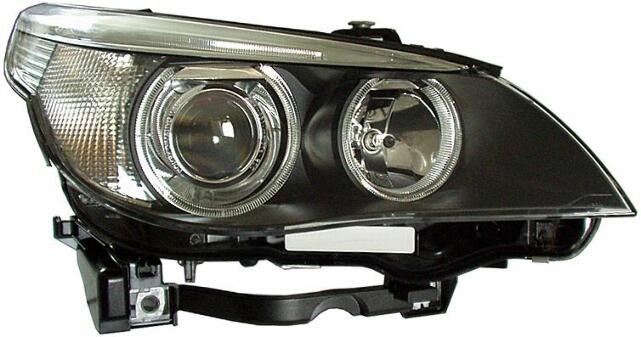 BMW Headlight Assembly – Passenger Side (Xenon) 63127166118 – Hella 160698001