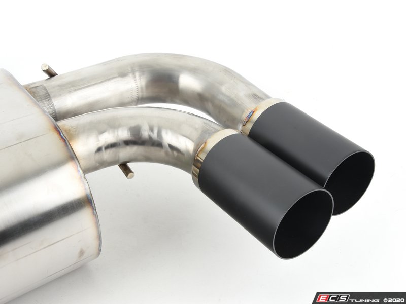 Dinan Free Flow Axle-Back Exhaust - Black Tips