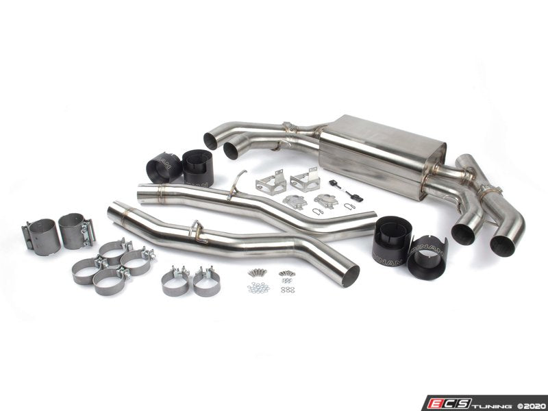 Dinan Free Flow Axle-Back Exhaust - Black Tips