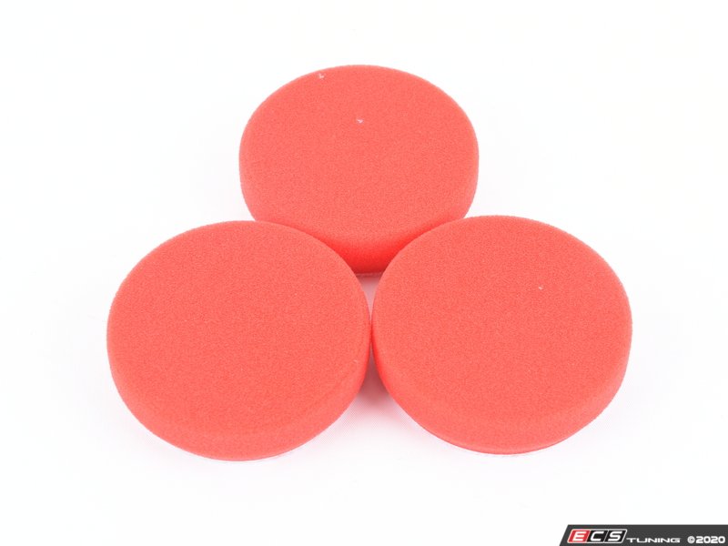 Griot's Garage 3" Red Waxing Pads Set of 3