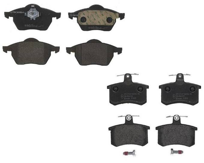 Audi Brembo Brake Kit – Pads Front and Rear (Low-Met) 8D0698151C – Brembo 1627440KIT