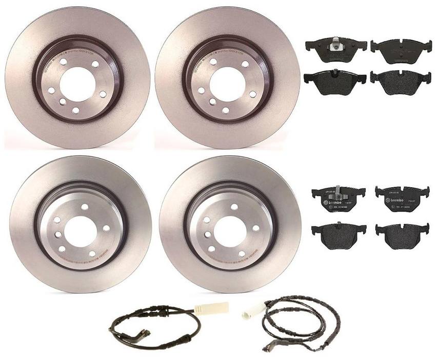 BMW Brembo Brake Kit – Pads &  Rotors Front and Rear (330mm/336mm) (Low-Met) 34356789445 – Brembo 1629719KIT